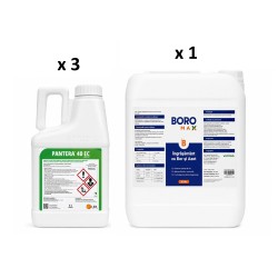 Pachet SMART-MIX 441 - PANTERA 40 EC, UPL ® - 5 Litri (x 3 buc) + BOROMAX® - 20 Litri, 10 Ha