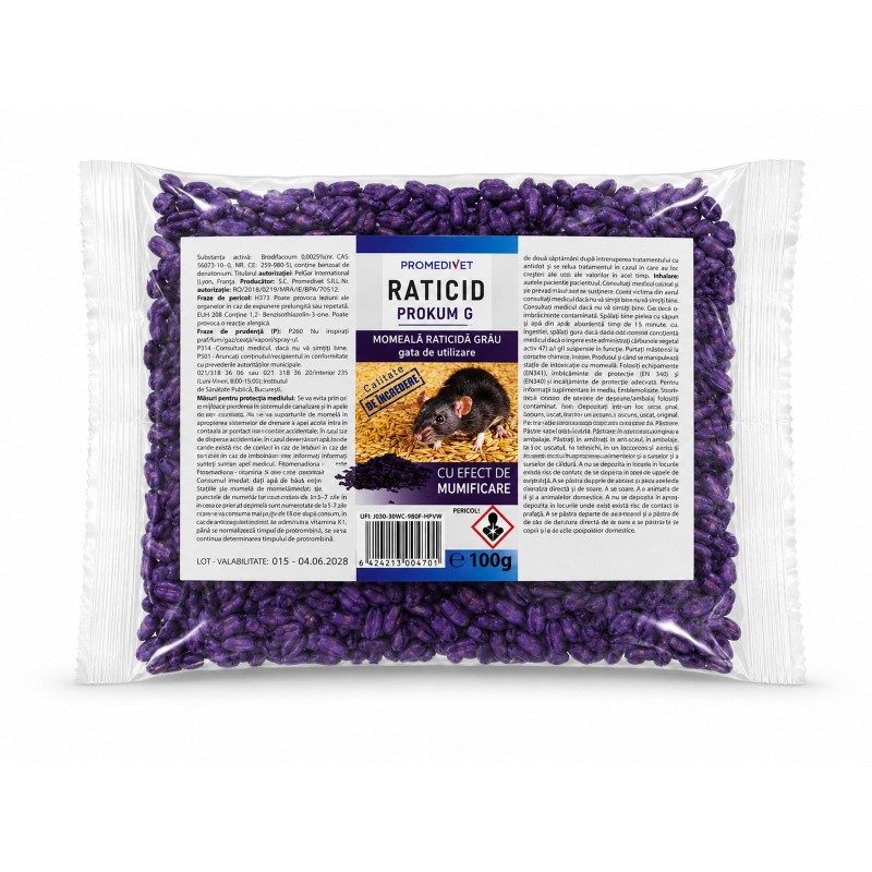 Verdon Raticid PROKUM G - punga 100 g