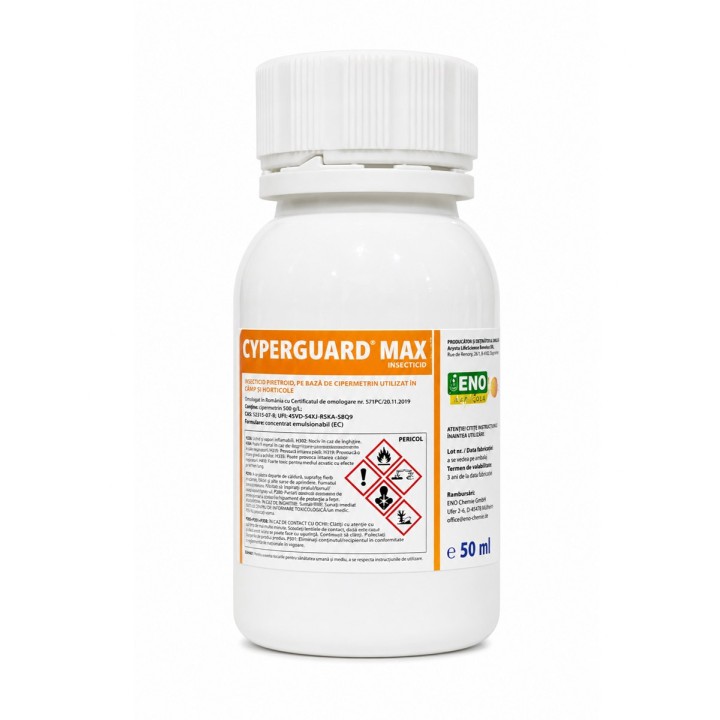Insecticid CYPERGUARD MAX, UPL, Contact, 50 ml