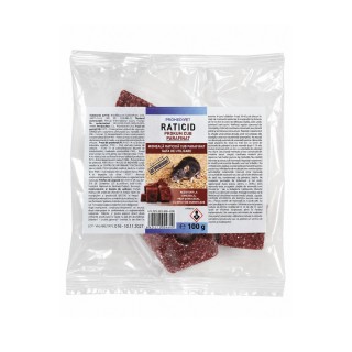 Raticid PROKUM CUB PARAFINAT, punga 100 g