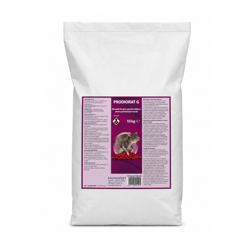 Raticid PRODIORAT G, sac 10 kg, Promedivet