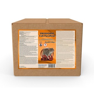 Raticid PRODIORAT CUB PARAFINAT, 4 kg