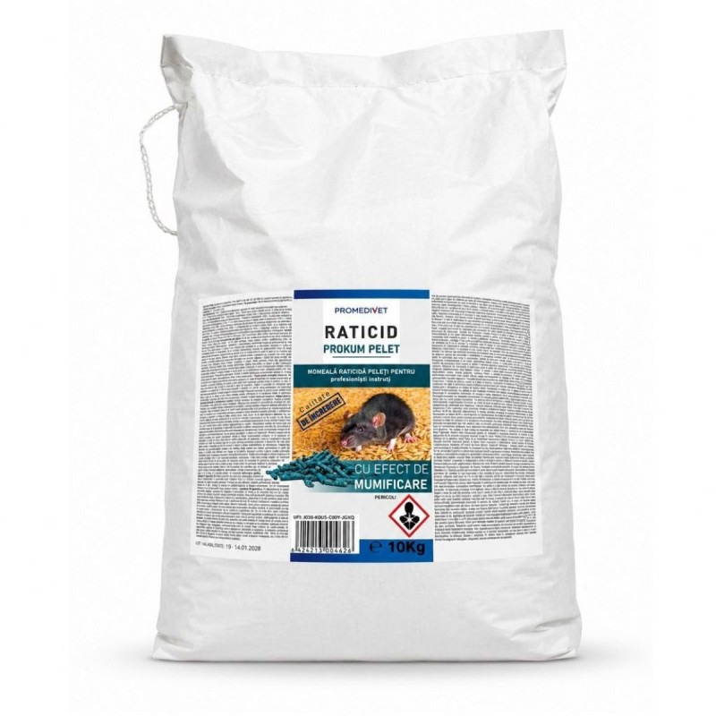 Raticid PROKUM PELET - sac 10 kg