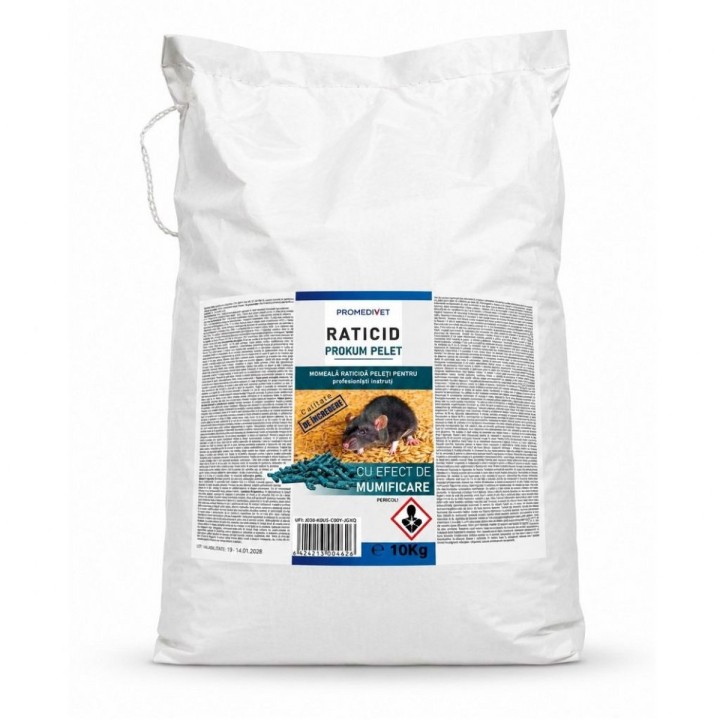 Raticid PROKUM PELET - sac 10 kg
