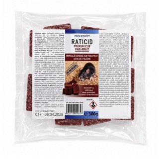 Raticid PROKUM CUB PARAFINAT - punga 300 g