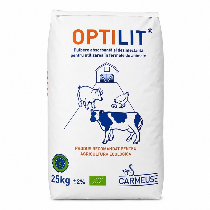 OPTILIT 25 kg – Pulbere absorbantă și dezinfectantă | Carmeuse
