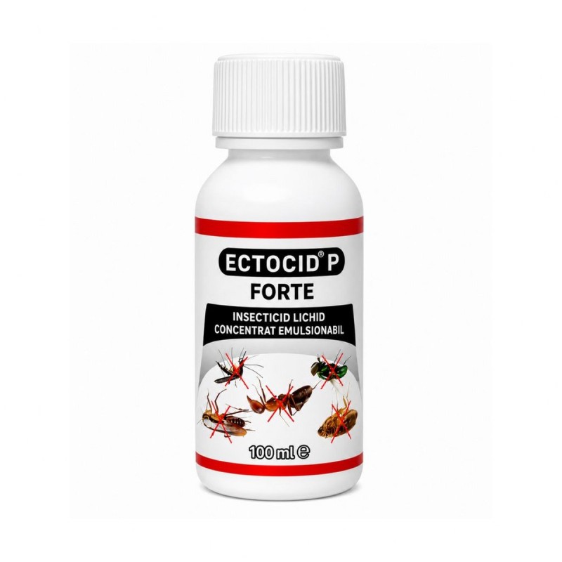 Insecticid ECTOCID® P Forte, Promedivet, concentrat pentru gândaci și muște, 100 ml