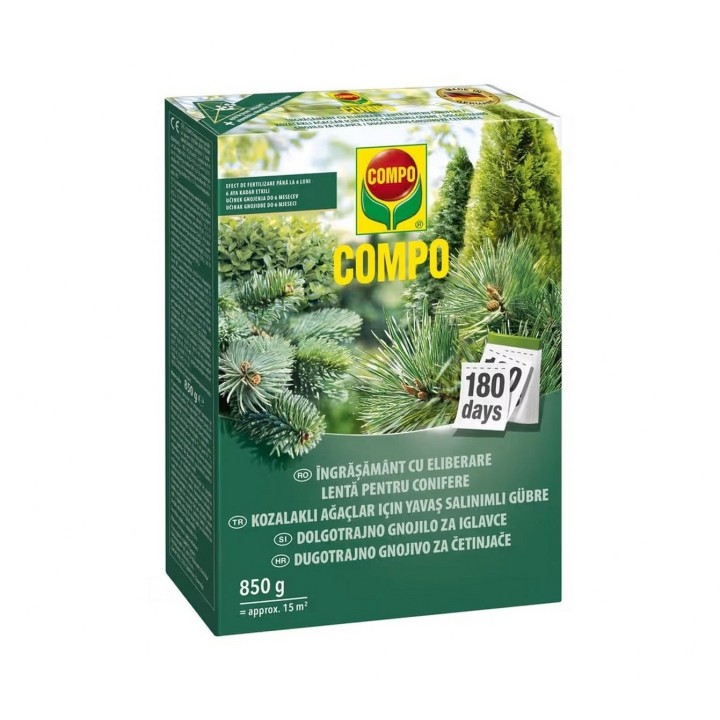 Îngrășământ Granule COMPO Conifere | Eliberare lentă 6 Luni