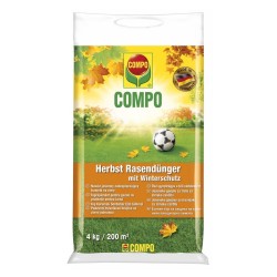 Îngrășământ Gazon COMPO® Toamnă 4 kg pentru 200 m² - Eliberare Lentă până la 3 Luni