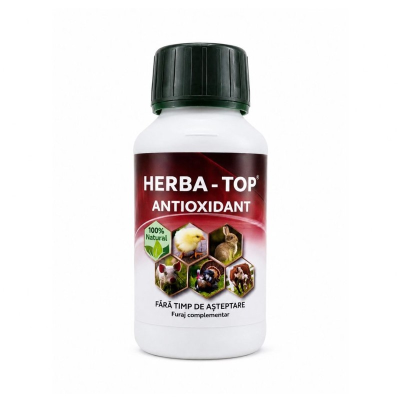 Furaj complementar HERBA-TOP Antioxidant 100 ml | Promedivet