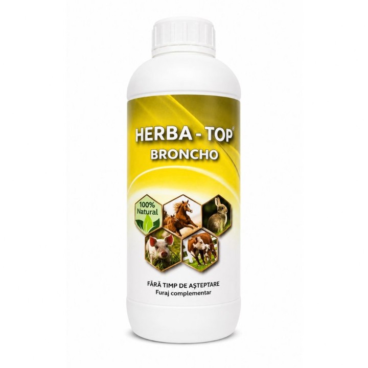 Furaj complementar HERBA-TOP Broncho, Promedivet - 1 Litru