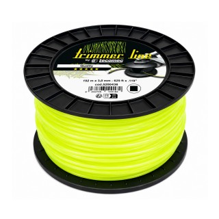 Fir motocoasă TECOMEC® Square Line 3.0 mm x 192 m | Profil pătrat