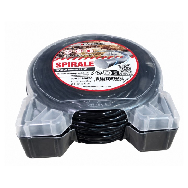 Fir motocoasă TECOMEC® Spirale 3,0 mm x 15 m | Vegetație densă