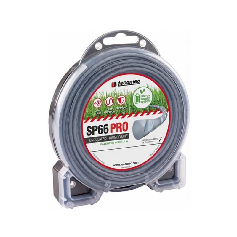 Fir motocoasă TECOMEC® SP66PRO 3.0 mm x 15 m | Consum redus de energie