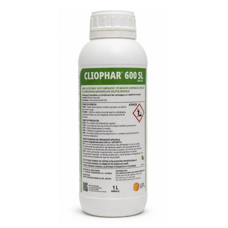 Erbicid CLIOPHAR 600 SL, UPL, Postemergent, 1 Litru