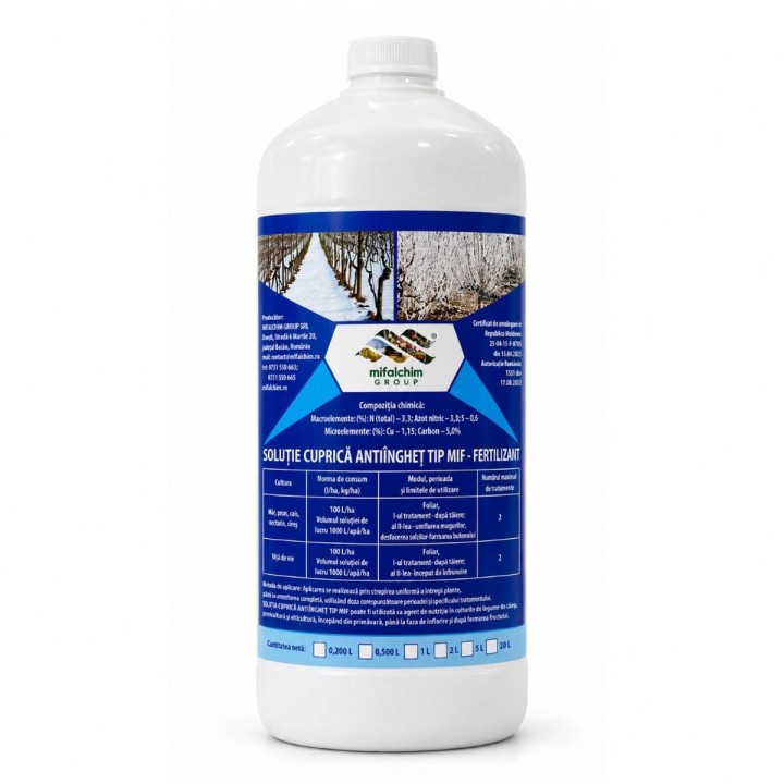 Solutie Cuprica Antiinghet Tip MIF - 1 Litru