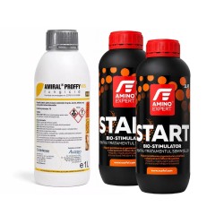 Pachet SMART-MIX 182 - Fungicid AMIRAL PROFFY 6 FS 1 Litru + Biostimulator AMINO EXPERT START 2 Litri, Tratare 2 tone Samanta