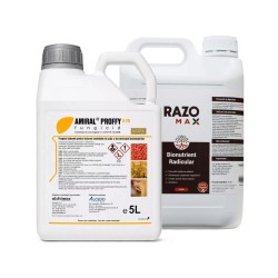 Pachet SMART-MIX 168 - Fungicid tratament samanta AMIRAL PROFFY 6 FS 5 Litri + Biostimulator de inradacinare RAZOMAX 5 Litri