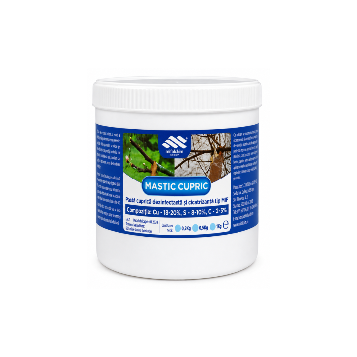 Mastic Cupric Tip MIF Mifalchim, pastă cicatrizantă 500 g