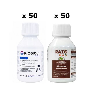 Pachet SMART-MIX 459 - K-OBIOL EC 25 Envu 100 ml (x 50) + RAZOMAX PLUS 100 ml (x 50)