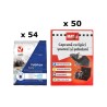 Pachet SMART-MIX 466 - Raticid VEBITOX Pasta Extreme 150 g (x 54 buc) + Capcane tip Carte MAT Șoareci și Șobolani (x 50 buc)