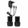 Foarfecă electrică KM2814, KAMIKAZE, Ø 28 mm, 2 Acumulatori, Încărcător, Trusă depozitare