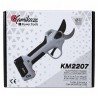 Foarfecă electrică KM2207, KAMIKAZE, Ø 22 mm, cu Acumulator, Încărcător și Trusă depozitare