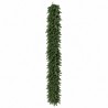 Ghirlandă artificială decorativă de Craciun BAROCCO - 2.4 m, 220 ramuri 2D, Ace din PE, Verde