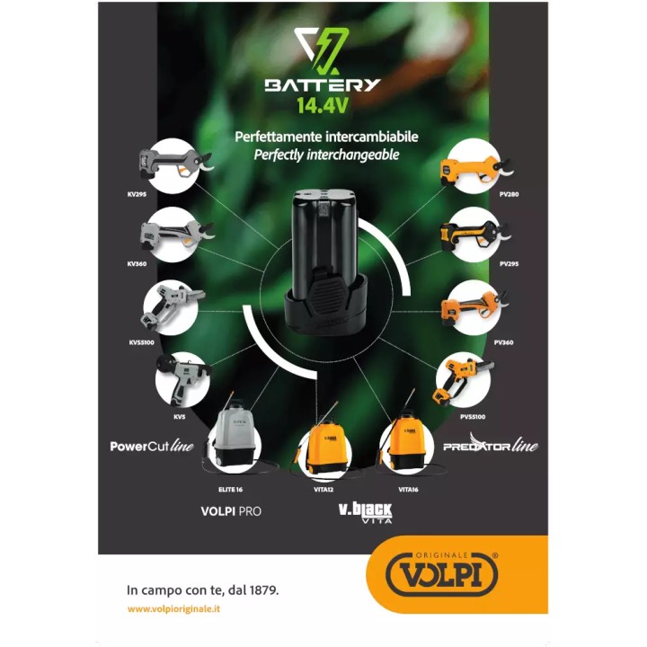 Foarfecă electrică VOLPI PV295  | Fără Acumulator | Ø 28 mm