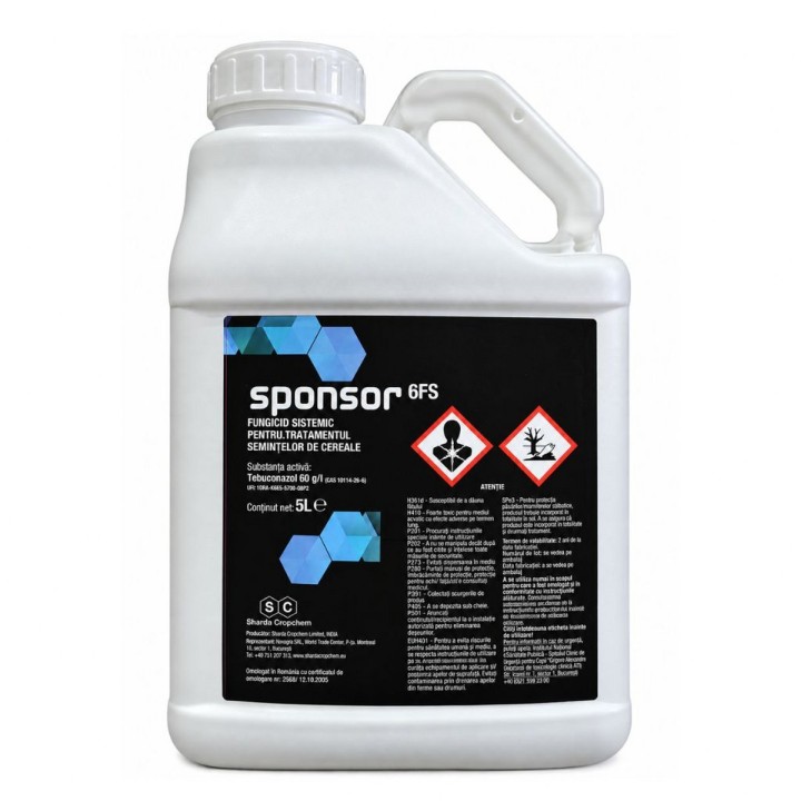 Fungicid Tratament Samanta SPONSOR 6 FS, 5 Litri