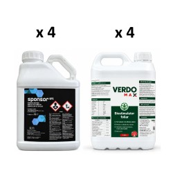 Pachet SMART-MIX 481 - Fungicid SPONSOR 6 FS 5 Litri (x 4 buc) + Biostimulator VERDOMAX - 5 Litri (x 4 buc)