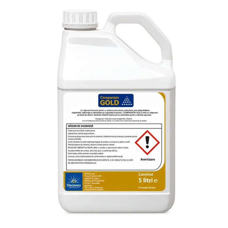 Adjuvant COMPANION GOLD - 5 Litri, Nufarm, formula complexa