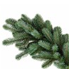 Ghirlandă artificială decorativă de Craciun BAROCCO - 2.4 m, 220 ramuri 2D, Ace din PE, Verde