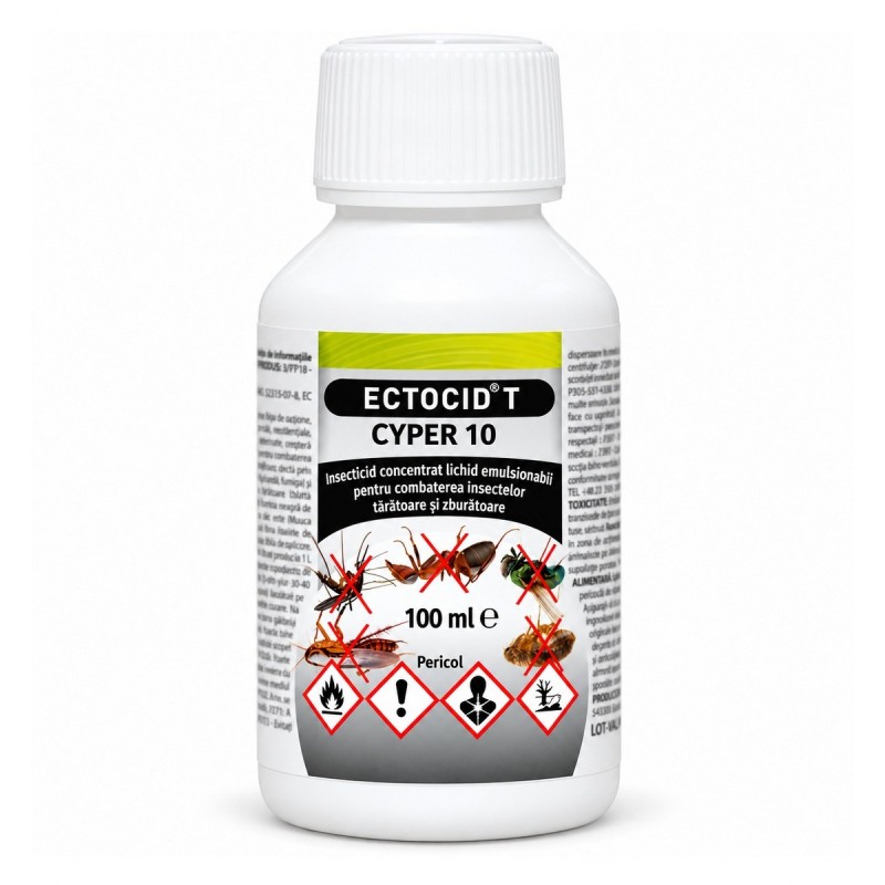 Insecticid ECTOCID® T Cyper 10, Promedivet | Concentrat 100 ml
