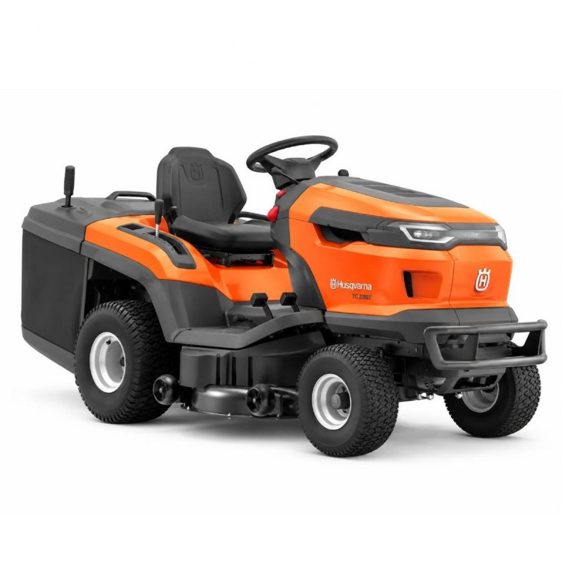 Tractor de tuns gazon Husqvarna TC 220T, Motor benzină 708 cm³, 2 cilindri, Tăiere 108 cm, Transmisie hidrostatică, cu colector