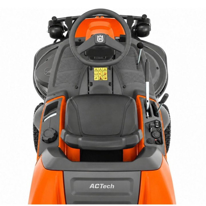 Tractor de tuns gazon Husqvarna Rider RC 320Ts AWD, Motor 635 cm³, Tracțiune 4x4, Colector 300 L, Fără masă de tăiere