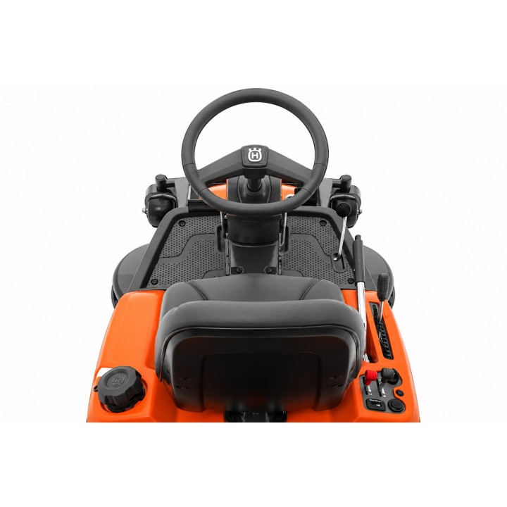 Tractor de tuns gazon Husqvarna Rider R 214TC, Motor bicilindric 586 cm³, Masă Combi 94 cm inclusă, Transmisie hidrostatică