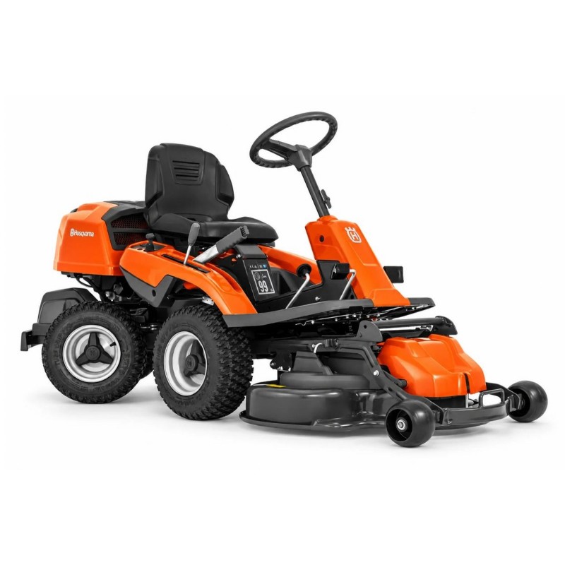 Tractor de tuns gazon Husqvarna Rider R 214TC, Motor bicilindric 586 cm³, Masă Combi 94 cm inclusă, Transmisie hidrostatică