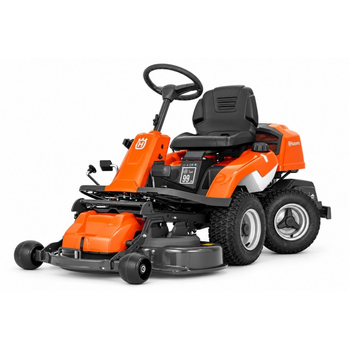 Tractor de tuns gazon Husqvarna Rider R 214TC, Motor bicilindric 586 cm³, Masă Combi 94 cm inclusă, Transmisie hidrostatică