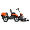 Tractor de tuns gazon Husqvarna Rider R 112C, Motor 413 cm³, Masă Combi 85 cm inclusă, Transmisie hidrostatică