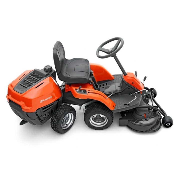 Tractor de tuns gazon Husqvarna Rider R 112C, Motor 413 cm³, Masă Combi 85 cm inclusă, Transmisie hidrostatică