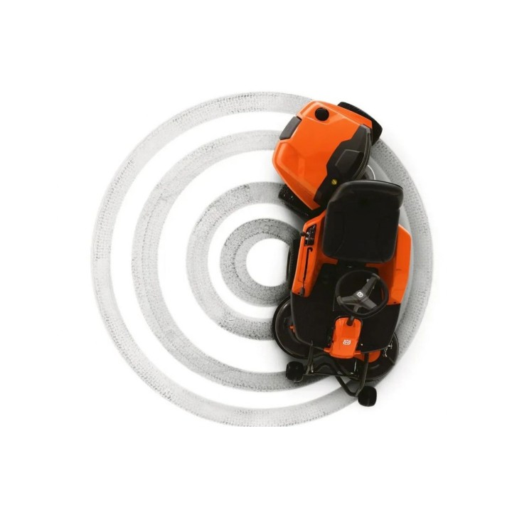 Tractor de tuns gazon Husqvarna Rider R 112C, Motor 413 cm³, Masă Combi 85 cm inclusă, Transmisie hidrostatică