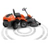 Tractor de tuns gazon Husqvarna Rider R 112C, Motor 413 cm³, Masă Combi 85 cm inclusă, Transmisie hidrostatică