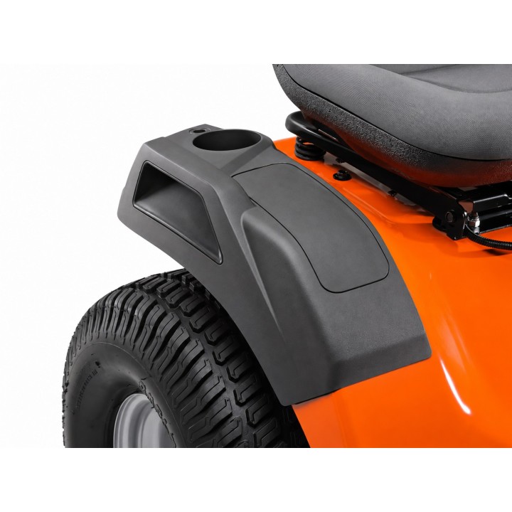 Tractor de tuns gazon Husqvarna Rider R 112C, Motor 413 cm³, Masă Combi 85 cm inclusă, Transmisie hidrostatică