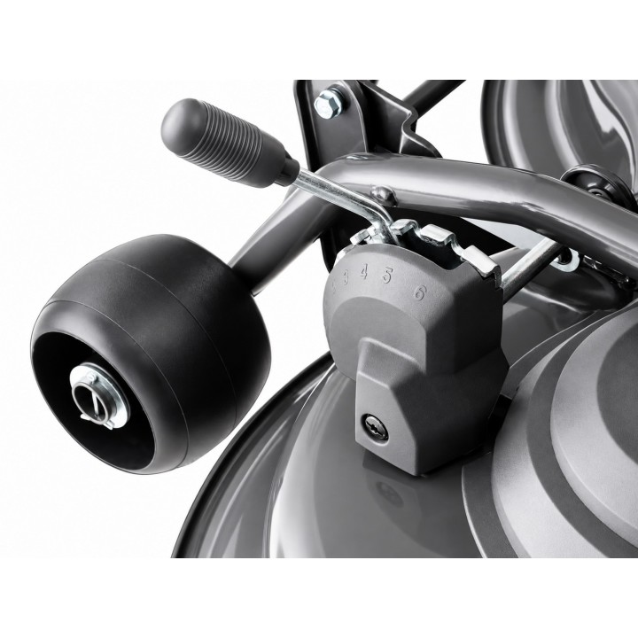 Tractor de tuns gazon Husqvarna Rider R 112C, Motor 413 cm³, Masă Combi 85 cm inclusă, Transmisie hidrostatică