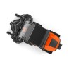 Tractor de tuns gazon profesional Husqvarna P 525DX cu cabină, Motor diesel Kubota 1.123 cm³, Tracțiune AWD, Fără masă de tăiere