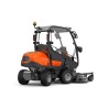 Tractor de tuns gazon profesional Husqvarna P 525DX cu cabină, Motor diesel Kubota 1.123 cm³, Tracțiune AWD, Fără masă de tăiere