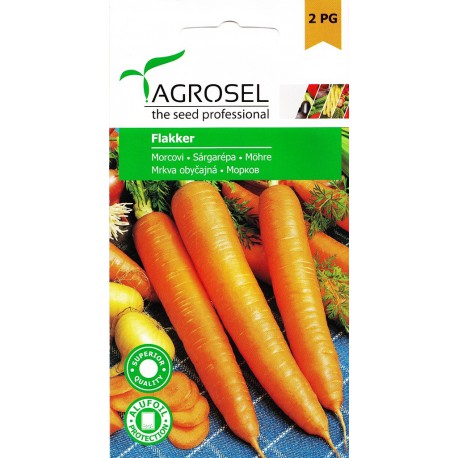 Seminte Morcovi FLAKKER Agrosel - 5 g