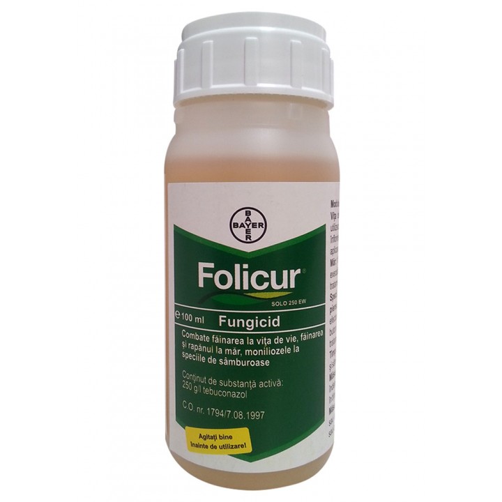 Fungicid sistemic Folicur Solo 250 EW - 100 ml.