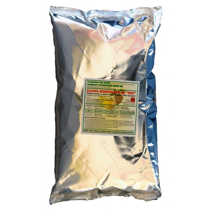 Fungicid contact Zeama Bordeleza (Bouillie Bordelaise WDG) - 1 kg